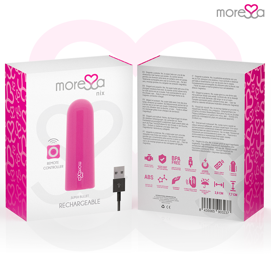 MORESSA - Nix Vibrator Fernbedienung Rosa diskret