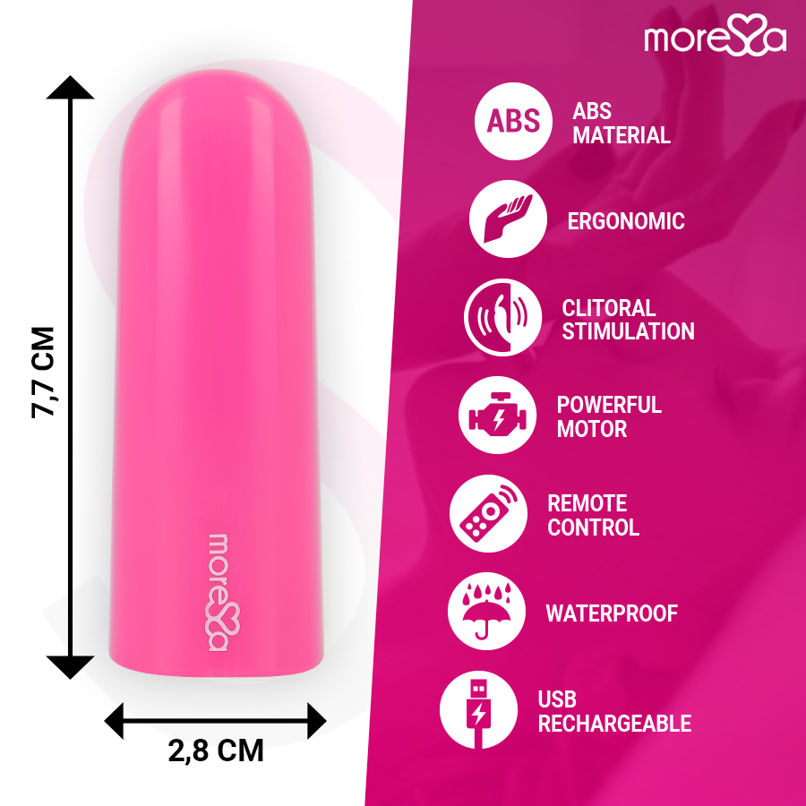 MORESSA - Nix Vibrator Fernbedienung Rosa diskret