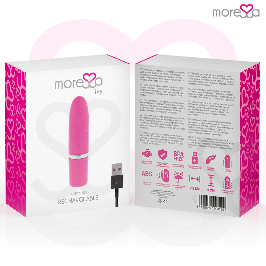 MORESSA - Ivy Vibrator Stimulator Reise Rosa kompakt