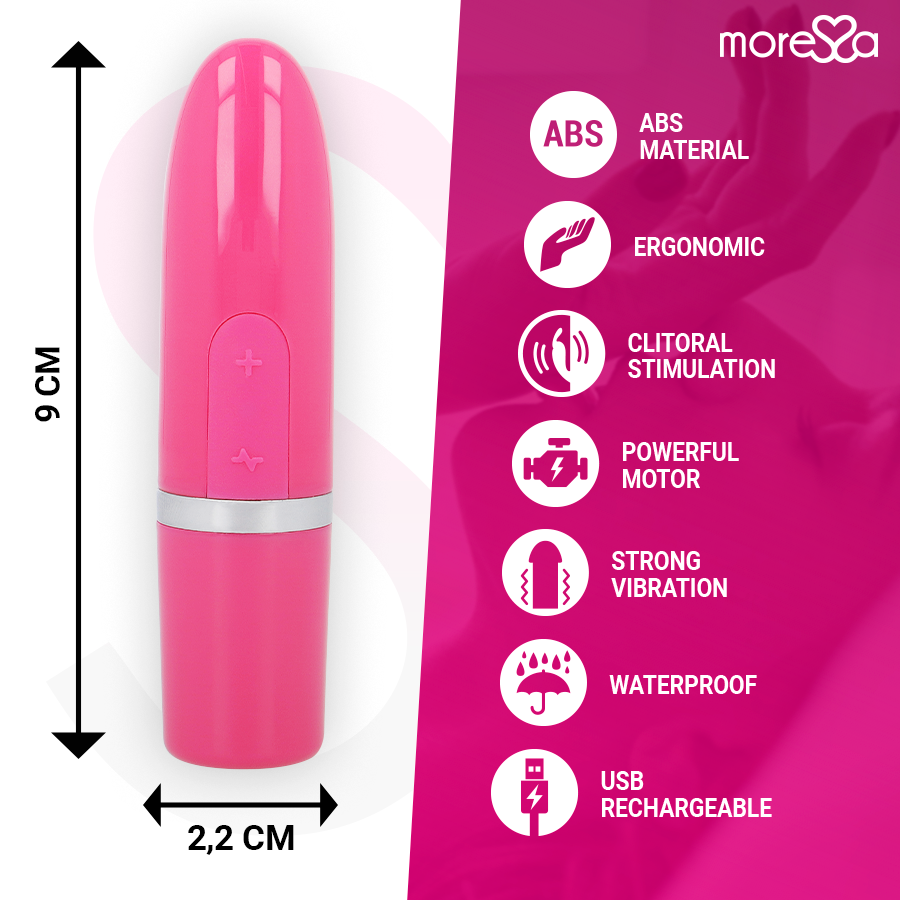 MORESSA - Ivy Vibrator Stimulator Reise Rosa kompakt