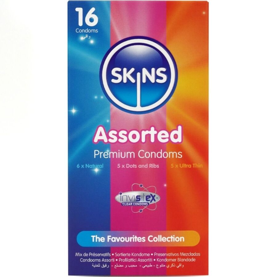 SKINS – Sortierte Premium-Kondome Packung 16