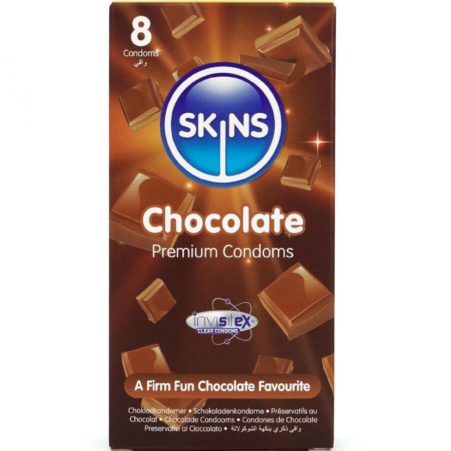 SKINS – Schokolade Premium-Kondome Packung 8