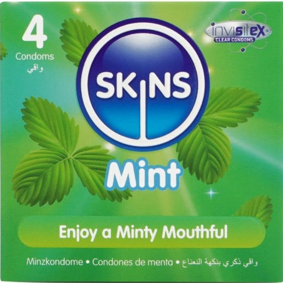 SKINS – Mint Premium Kondome Packung 4