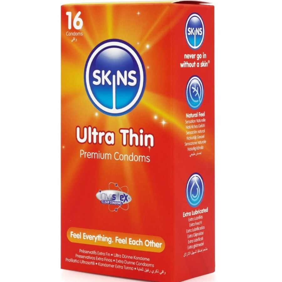 SKINS – Ultradünne Premium-Kondome Packung 16