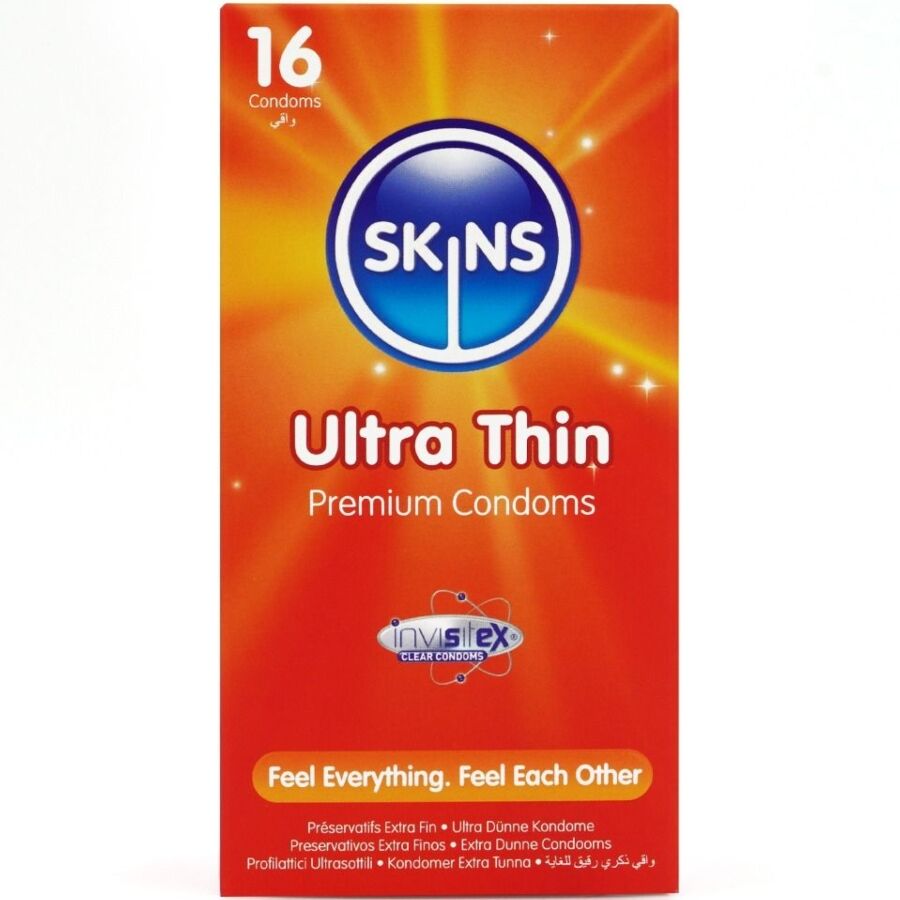 SKINS – Ultradünne Premium-Kondome Packung 16