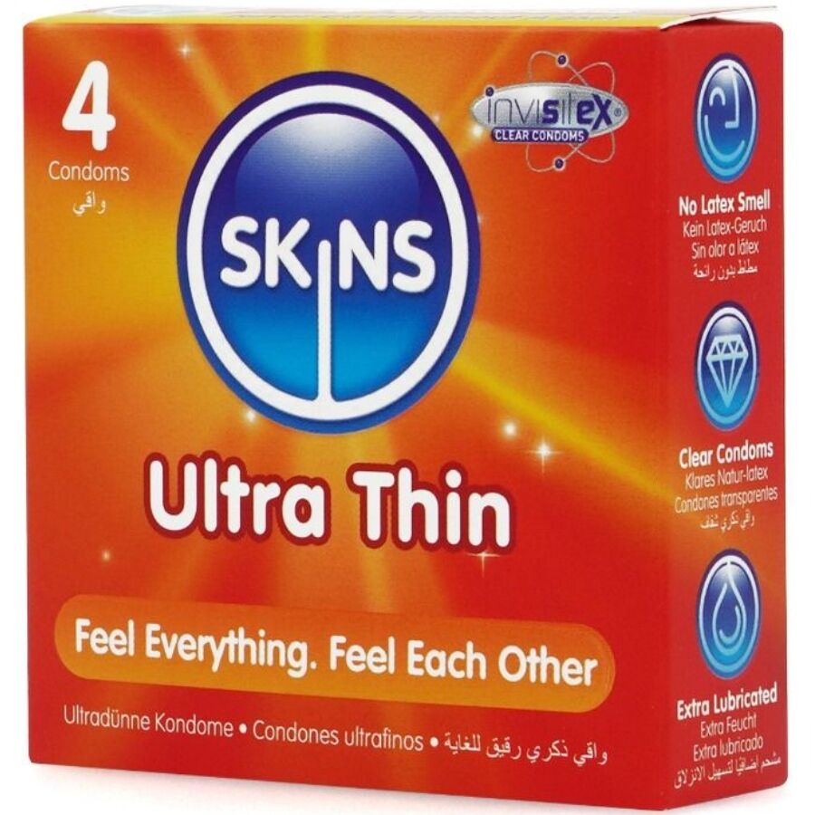 SKINS – Ultradünne Premium-Kondome Packung 4