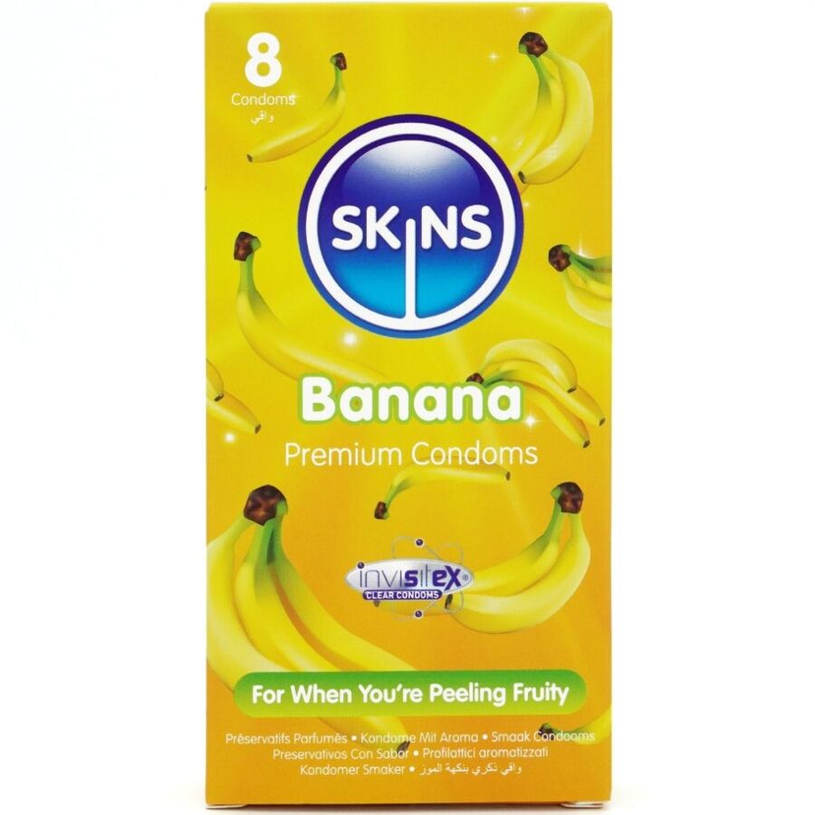 SKINS – Banana Premium Kondome Packung 8