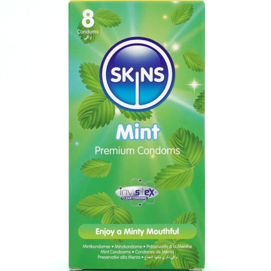 SKINS – Mint Premium Kondome Packung 8