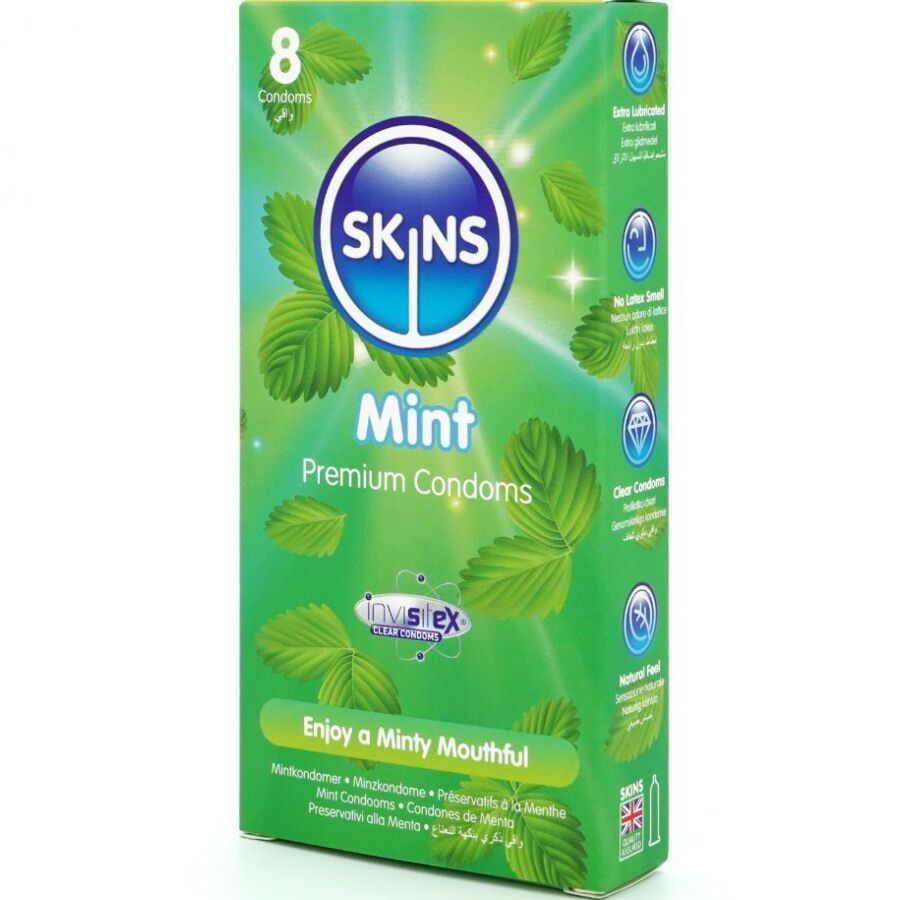 SKINS – Mint Premium Kondome Packung 8