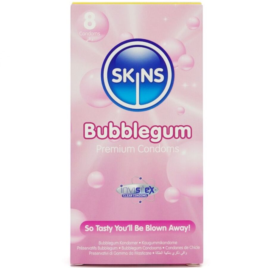 SKINS – Bubblegum Premium-Kondome Packung 8