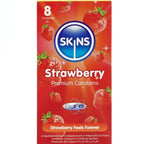 SKINS - ERDBEERE PREMIUM-KONDOME PACKUNG 8
