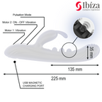 IBIZA - VIBRIERENDES RABBIT MIT PULSATION