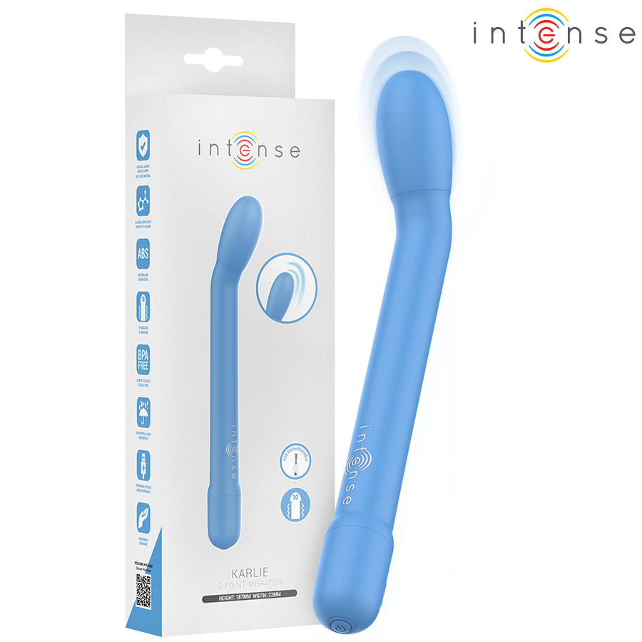 INTENSE – Karlie wiederaufladbarer G-Punkt-Stimulator, Blau