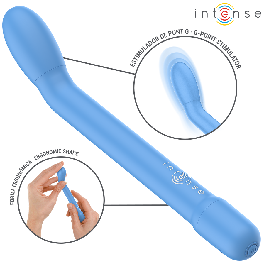 INTENSE - KARLIE WIEDERAUFLADBARER G-PUNKT-STIMULATOR BLAU