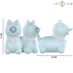 INTENSE - DUCHESS STIMULATOR MIT ROTIERENDER ZUNGE 360º BLAU