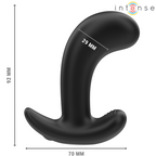 INTENSE - Chandler Analplug, 10 Vibrationsmodi, Schwarz, mit Fernbedienung