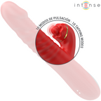 INTENSE - Thalia Vibrator mit Vibrations-, Stoß- und Tapping-Funktion Rot