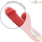 INTENSE - Thalia Vibrator mit Vibrations-, Stoß- und Tapping-Funktion Rot