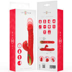INTENSE - Thalia Vibrator mit Vibrations-, Stoß- und Tapping-Funktion Rot