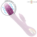 INTENSE - Halle Multifunktionsvibrator mit delfinförmiger Stimulationszunge Lila