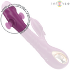INTENSE - Halle Multifunktionsvibrator mit delfinförmiger Stimulationszunge Lila