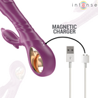 INTENSE - Halle Multifunktionsvibrator mit delfinförmiger Stimulationszunge Lila