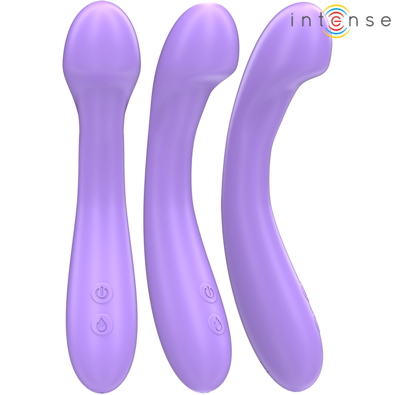 INTENSE - Becky beheizbarer Vibrator, 19 cm, 7 Vibrationsmodi, Lila