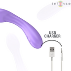 INTENSE - Becky beheizbarer Vibrator, 19 cm, 7 Vibrationsmodi, Lila