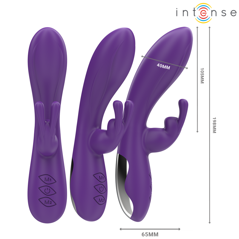 INTENSE - Randall Rabbit Vibrator, 10 Vibrationsmodi, Lila