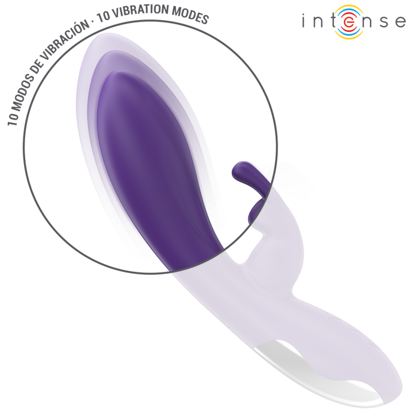 INTENSE - Randall Rabbit Vibrator, 10 Vibrationsmodi, Lila