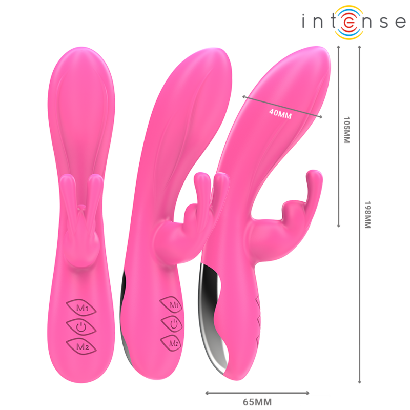 INTENSE - Randall Rabbit Vibrator, 10 Vibrationsmodi, Rosa