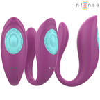 INTENSE - Annie U-förmiger Vibrator und Stimulator Lila mit Fernbedienung