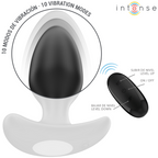 INTENSE - Joey Analplug, 10 Vibrationsmodi, Schwarz, mit Fernbedienung