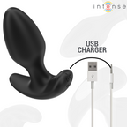 INTENSE - Joey Analplug, 10 Vibrationsmodi, Schwarz, mit Fernbedienung