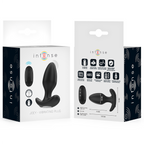 INTENSE - Joey Analplug, 10 Vibrationsmodi, Schwarz, mit Fernbedienung