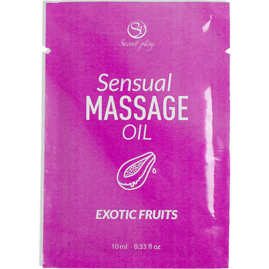 SECRETPLAY – Einzeldosis Massageöl Mit Exotischen Früchten 10 ml