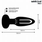 ADDICTED TOYS - ANALPLUG MIT VIBRIERENDER ZUNGE UND FERNBEDIENUNG