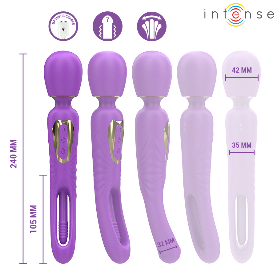 INTENSE - Christy vibrierender Stab mit Zungenfunktion