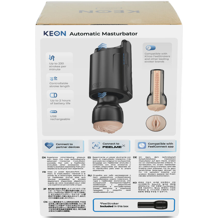 KIIROO - KEON WIFI COMBO AUTOMATISCHER MASTURBATOR + FEEL STROKER