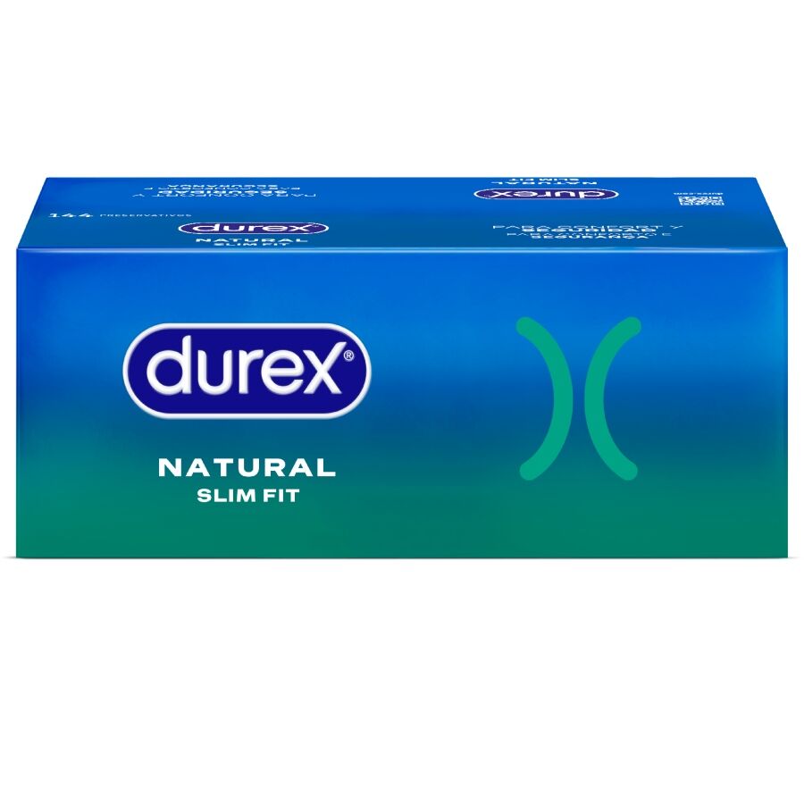DUREX – Kondome natürliche Slim Fit Condome Basic 144 Stück Einheiten