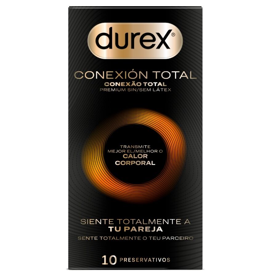 DUREX – Total Connection Ultra Fine Plus latexfreie Kondome, 10 Stück