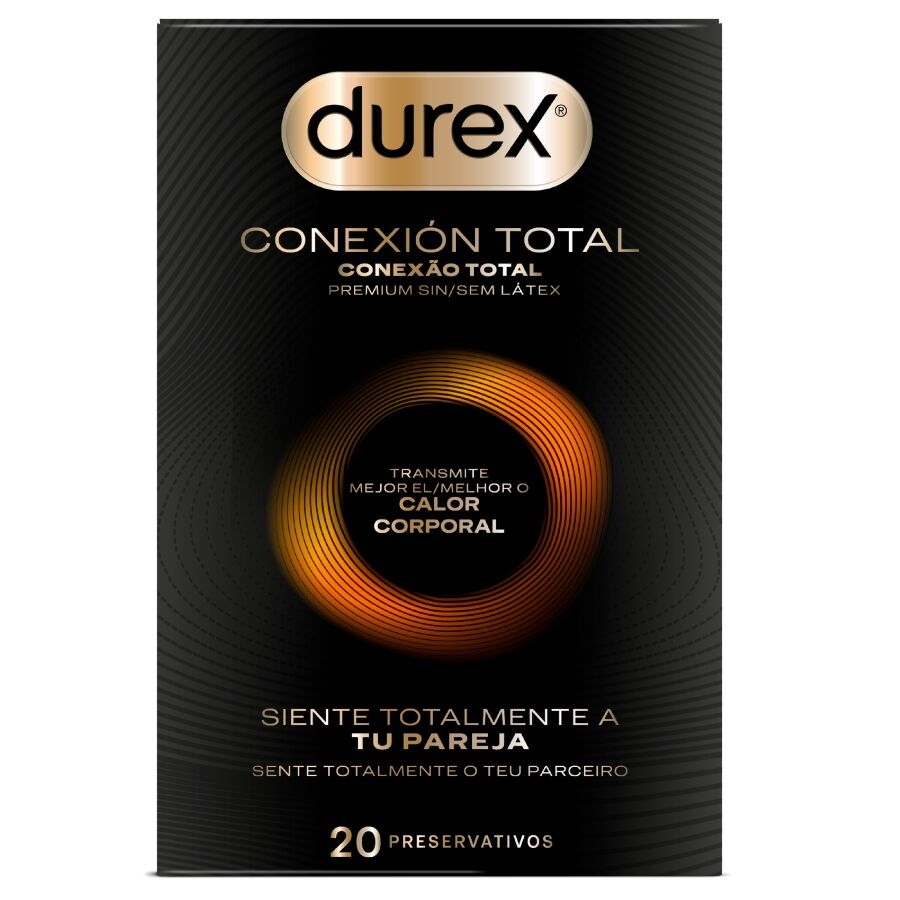 DUREX – Total Connection Ultra Fine Plus latexfreie Kondome, 20 Stück