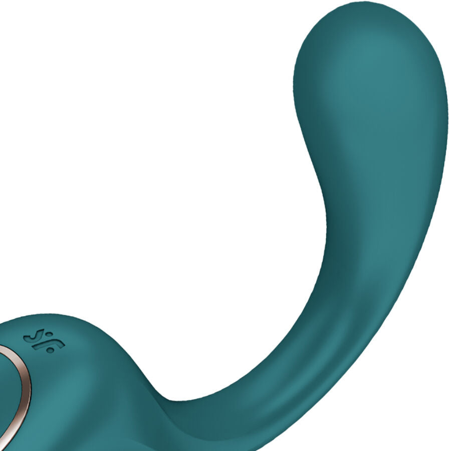 SATISFYER - G FOR FODDES 2 RABBIT VIBRATORFLASCHE GRÜN