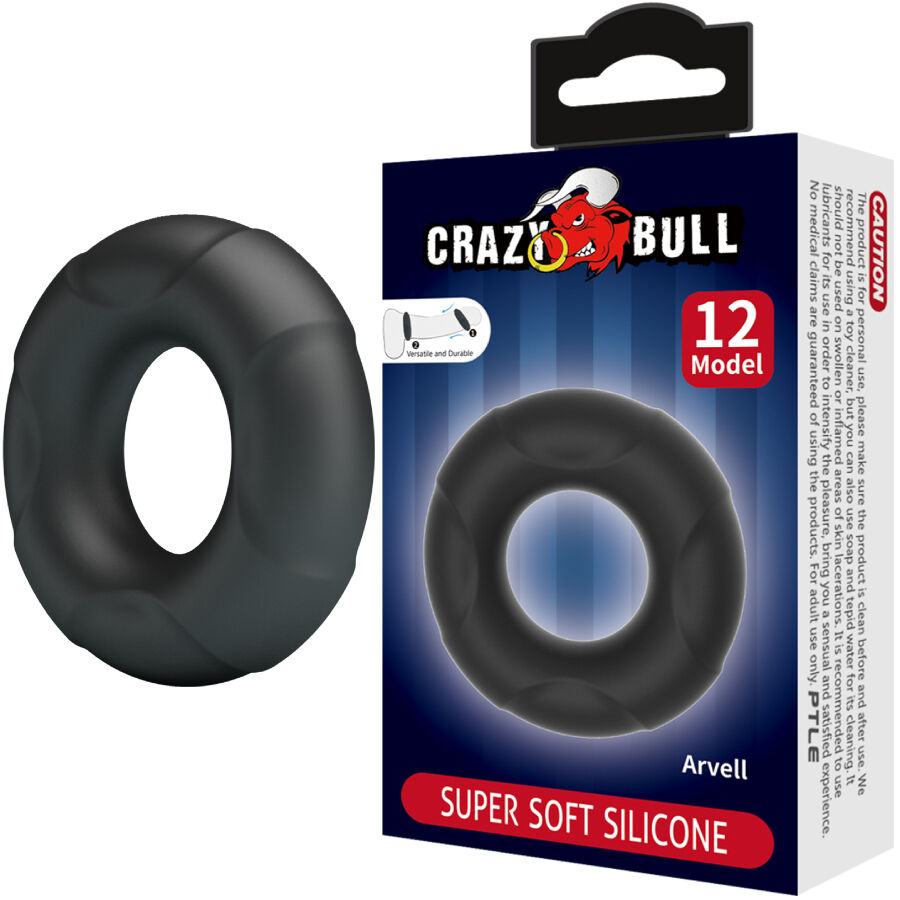 CRAZY BULL – Arvell Silikon-Penisring, Modell 12