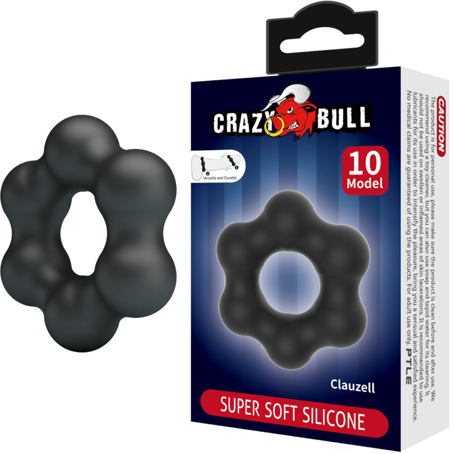 CRAZY BULL – Clauzell Silikon-Penisring, Modell 10