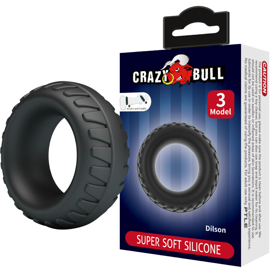 CRAZY BULL – Dilson Silikon-Penisring, Modell 3