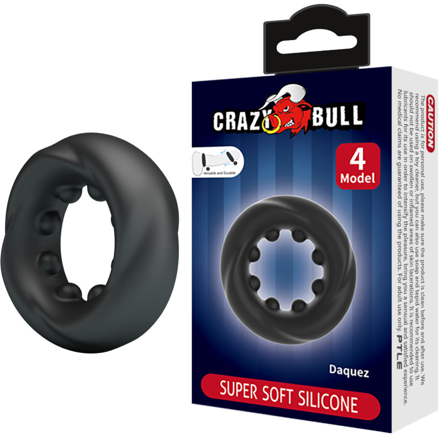 CRAZY BULL – Daquez Silikon-Penisring, Modell 4