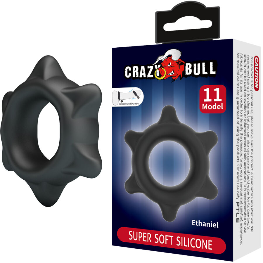 CRAZY BULL – Ethaniel Silikon-Penisring, Modell 11