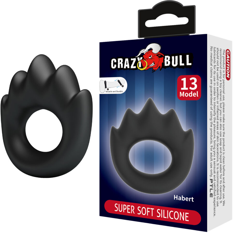CRAZY BULL – Habert Silikon-Penisring, Modell 13