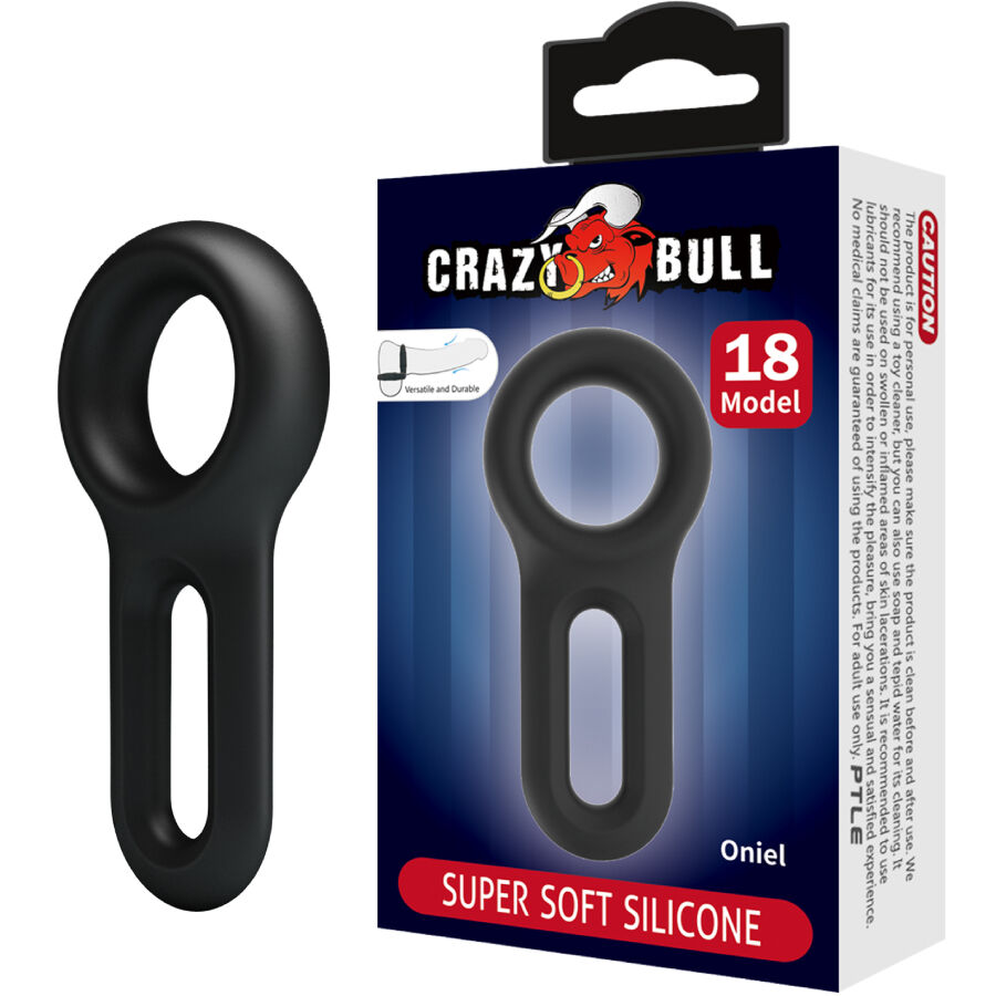 CRAZY BULL – Oniel Silikon-Penisring, Modell 18
